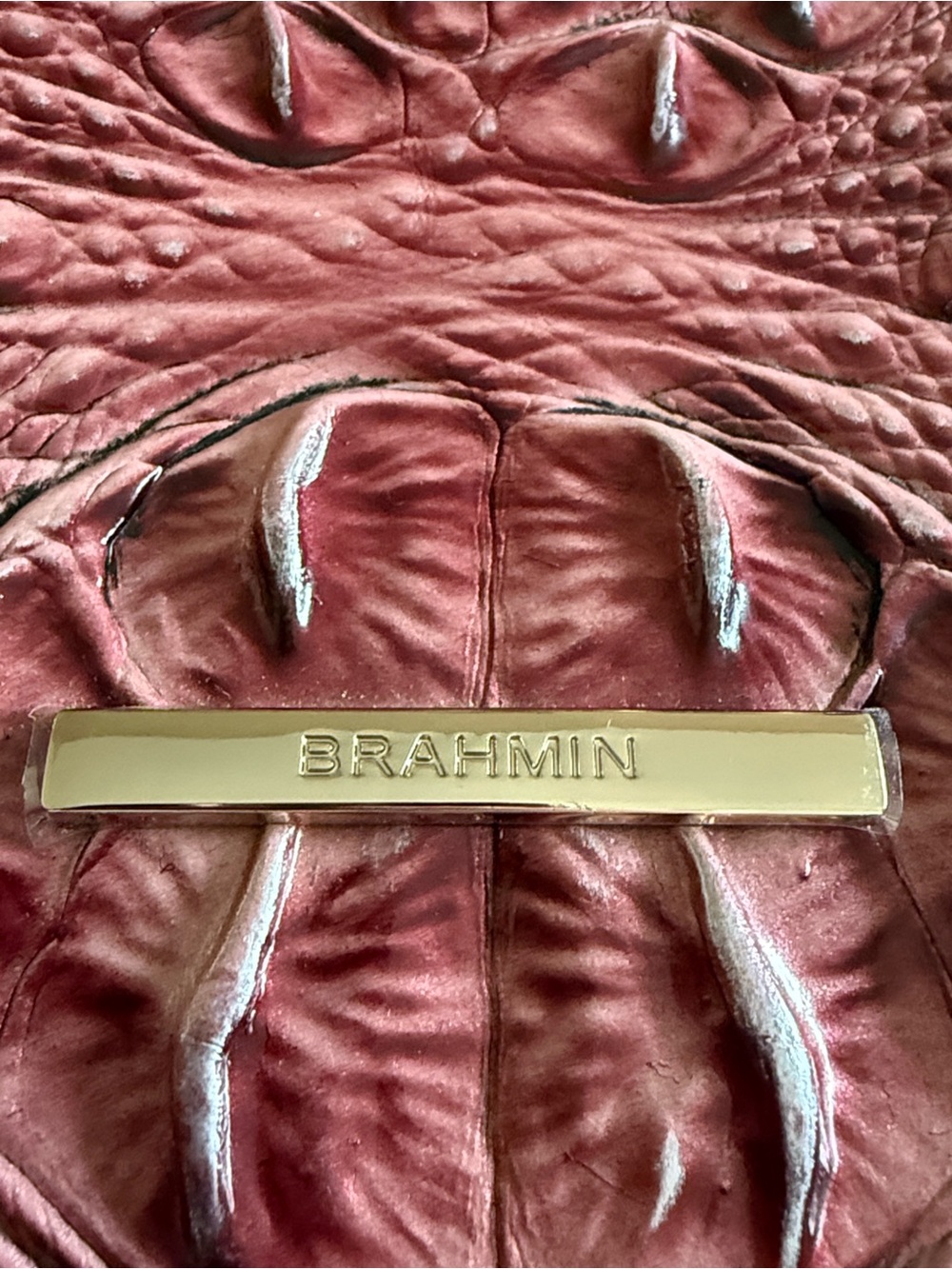 Brahmin Lorelei Dusty Pink Melbourne Genuine Leather Shoulder Bag, NWT - Picture 3 of 10